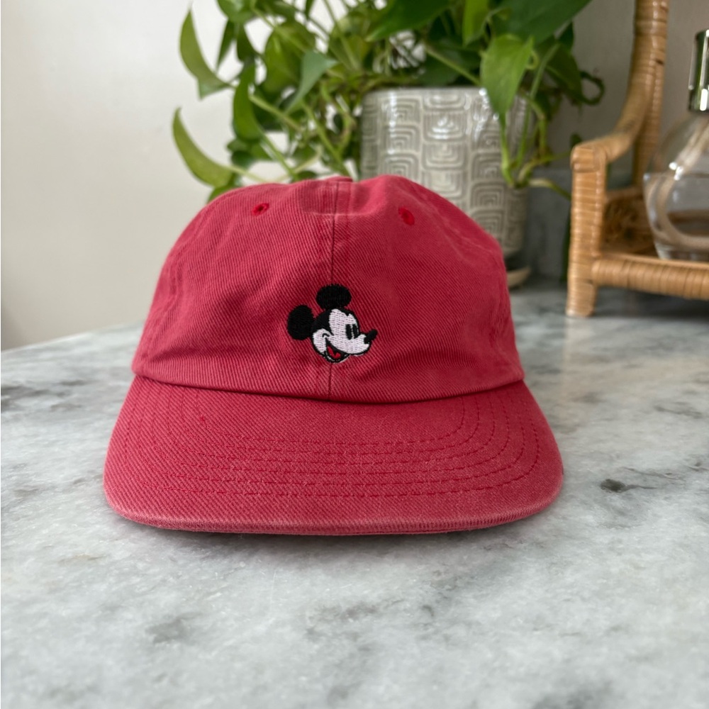 Red Mickey Mouse Love Your Melon Hat